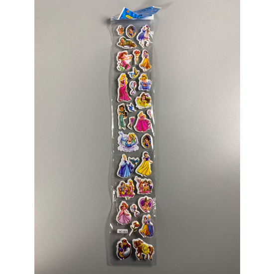 Наліпки 37 х 6см, 25шт/уп Різнокольоровий Unison (HC-3)