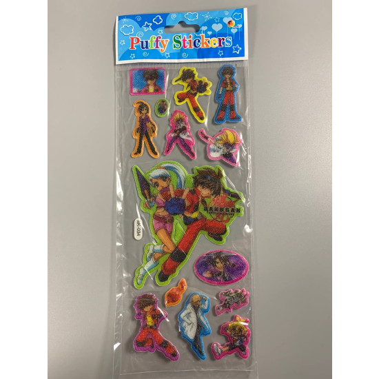 Наліпки 24 х 9см, 20шт/уп Різнокольоровий Unison (SK-034)