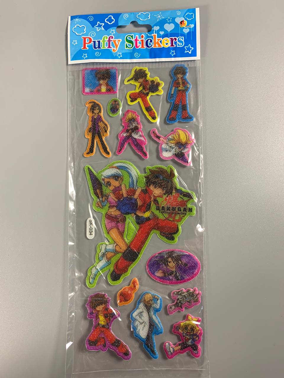 Наліпки 24 х 9см, 20шт/уп Різнокольоровий Unison (SK-034)