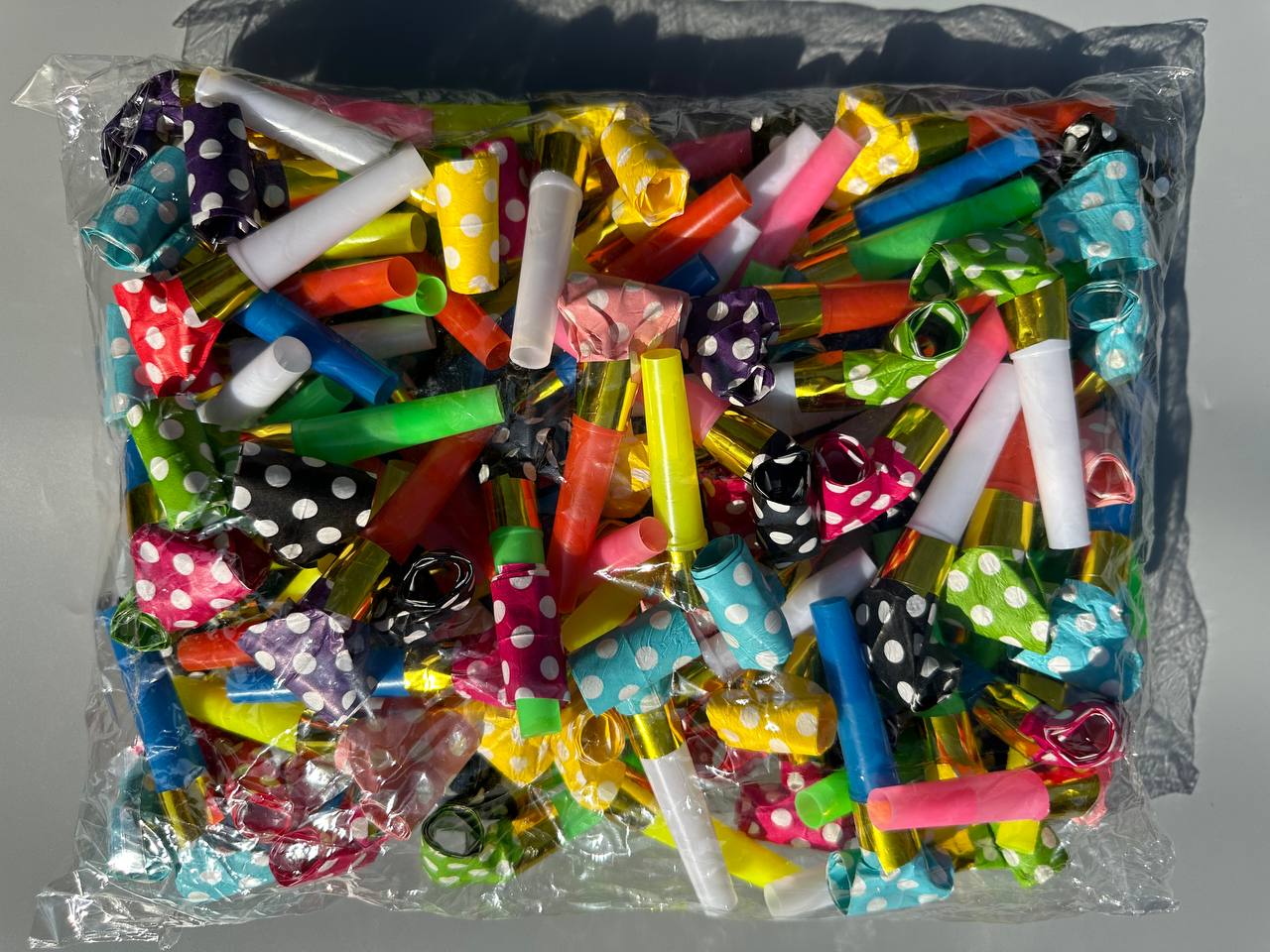 Дудки "С днем рождения", свисток (язычок) Разноцветный Unison (7500-103)