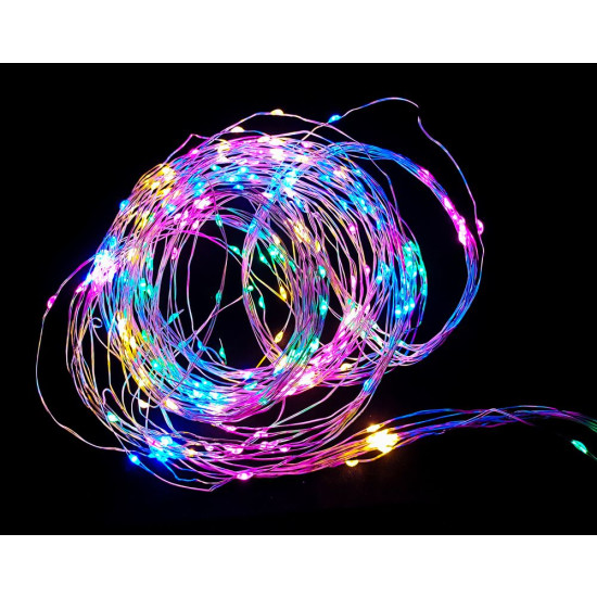 Гирлянда пучок-роса 300LED 10 линий по 3м, USB статтический режим, мульти Без бренда (1923-01U)