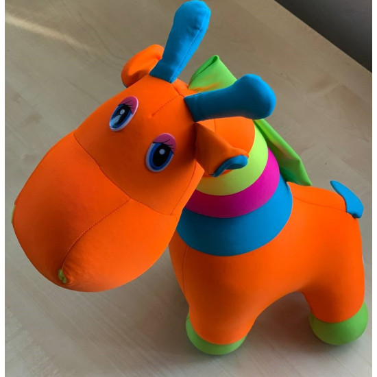 Игрушка мягкая антистрессовая неоновая 53 х 23 см Разноцветный Unison (KUK-5)