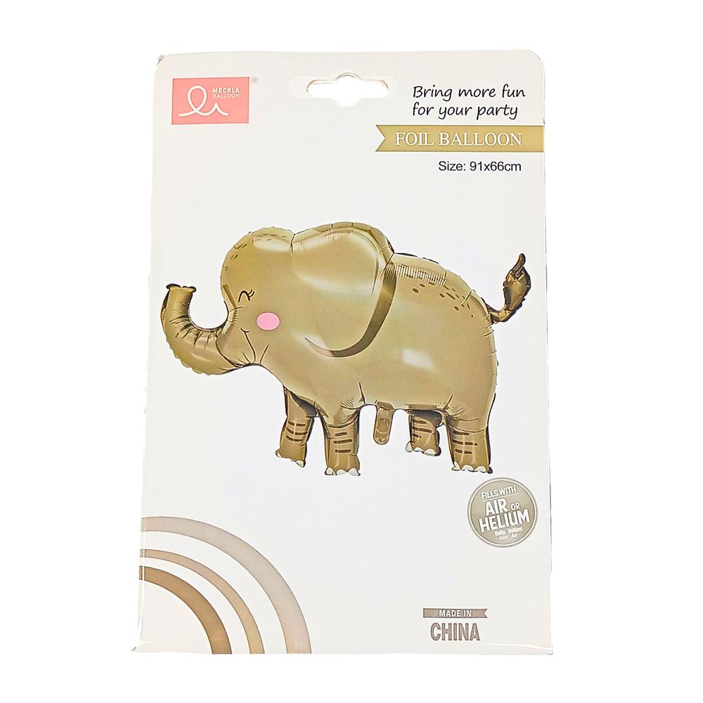 Фольгована куля "Слон" 91 х 66см Різнокольоровий Без бренду (K-670)