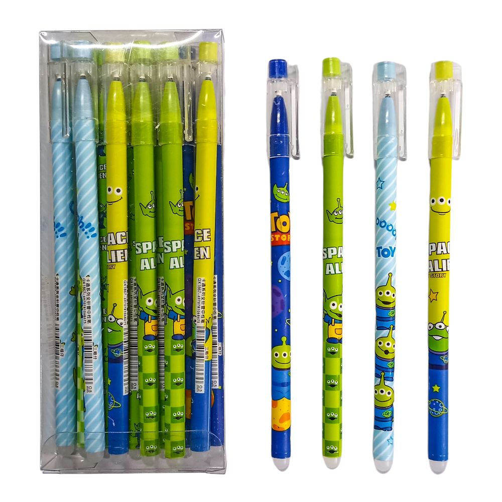 Ручка пише- стирає "Space allien", 0,5мм, синя Різнокольоровий Без бренду (1867)