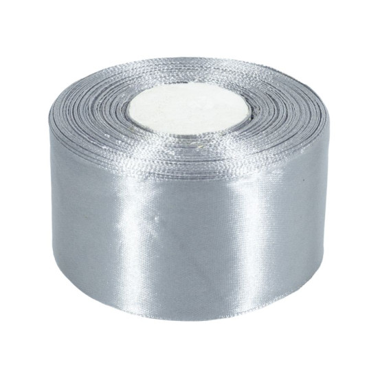 Атласна стрічка 4см (±5мм) x 33м Сірий Marill (LA4033-59)