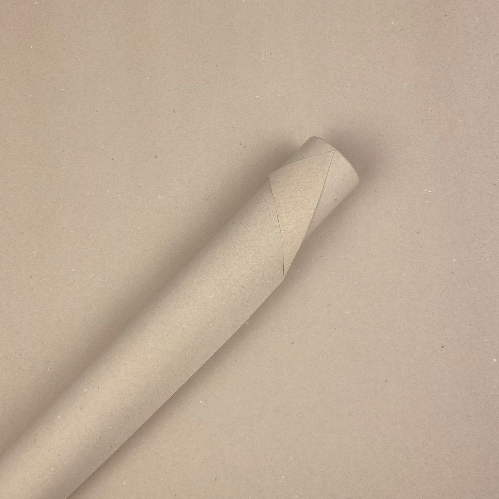 Еко  крафт кольоровий, папір подарунковий,  0,58 х 6м,  80г Бежевий Unison (ECP014)