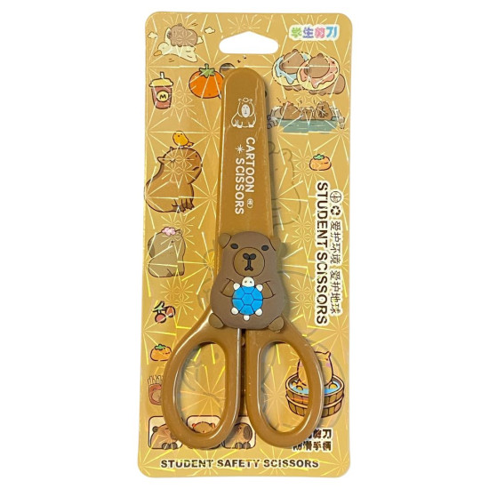 Ножиці  14см в пластиковому чохлі "Капібара" в блістері (9105-CB)