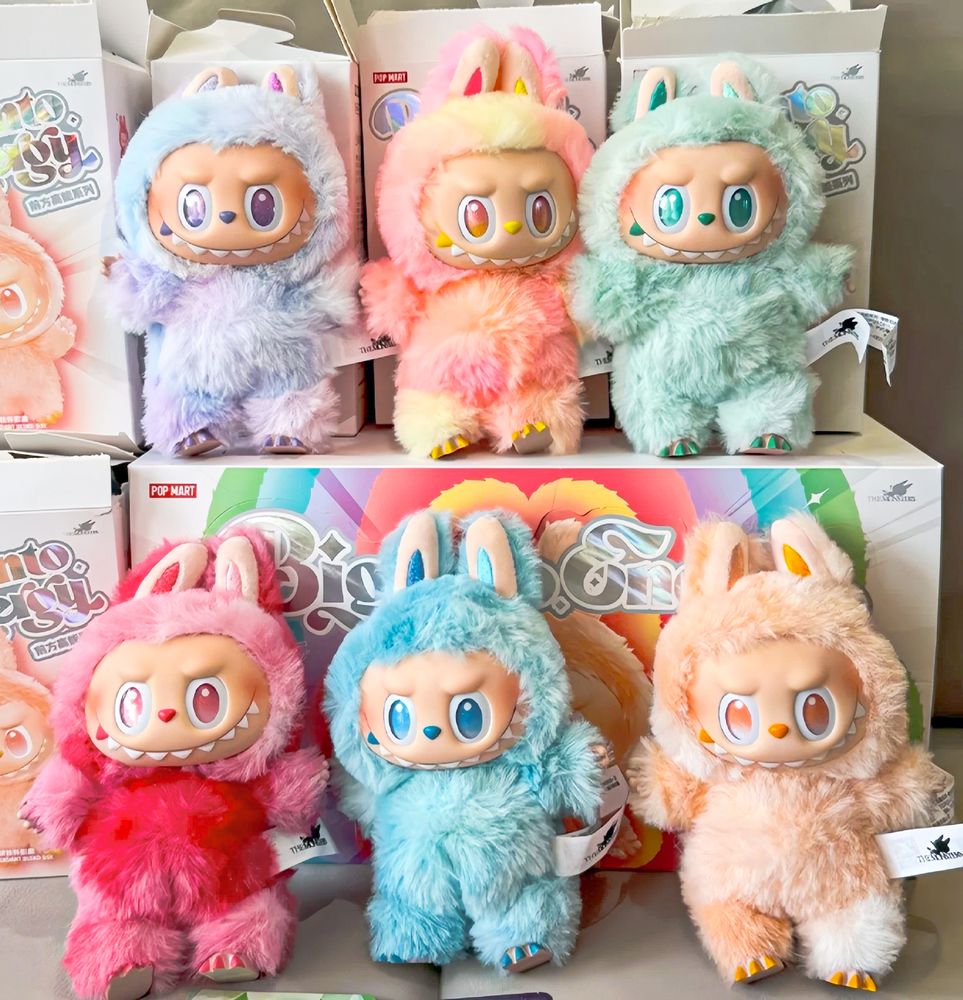 Мягкая игрушка-сюрприз Labubu -3 сезон-в виде плюшевых брелоков Разноцветный Без бренда (071929)