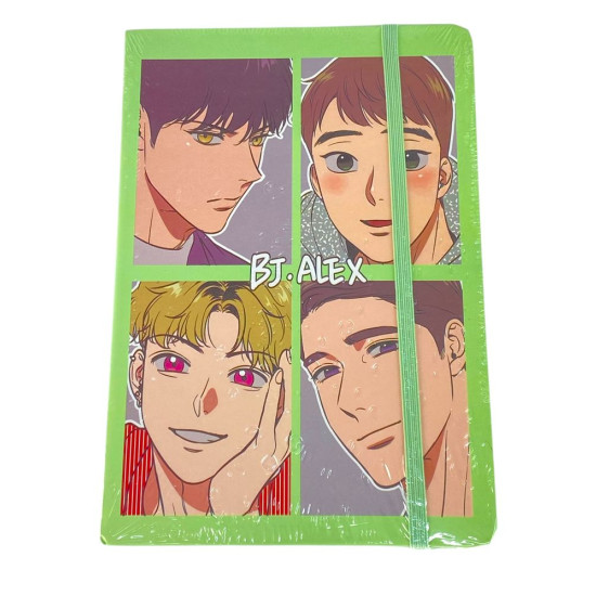 Тетрадь А5 картонная обложка 80 листов 80 гр, клетка 5 х 5мм Аниме (707-23)