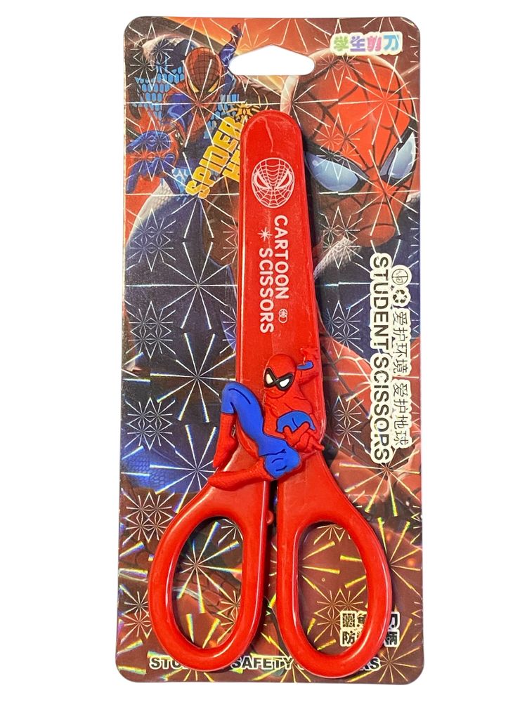 Ножницы 14см в пластиковом чехле "Спайдермен" в блистере (9105-SP)