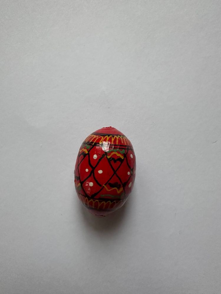 Деревянная писанка с росписью 3см Разноцветный Unison (L00113-3)