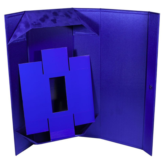 Коробка подарункова оксамитова  прямокутна 51 х 21,5 х 12см Синій Unison (10328-7)