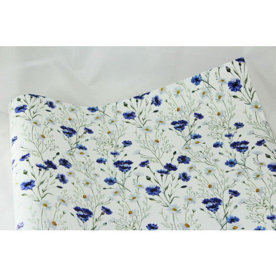 Бумага для упаковки подарков "ромашки и васельки" (PCZ10070-10-137)