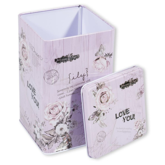 Металлическая  подарочная коробка MT-214-02 (MT-214-02)