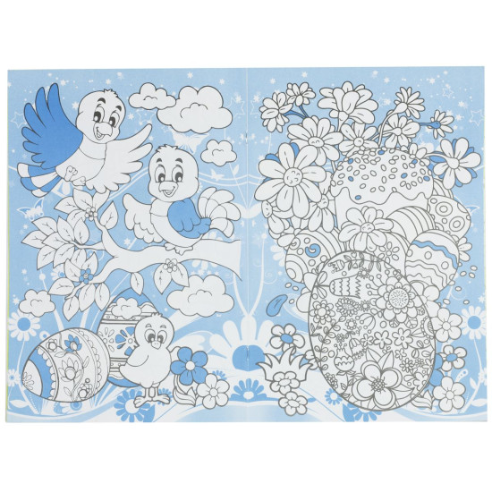 Розмальовка книжка "Подарунок до Великодня"., "МІКС" (РМ-33)