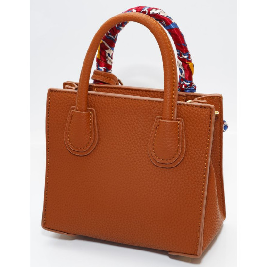 Сумка женская кирпичная 16х18см экокожа (637 brick)