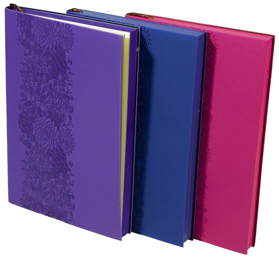 Ежедневник недатир. клетка "Цветы" А5, 160листов (1433-А5NK)