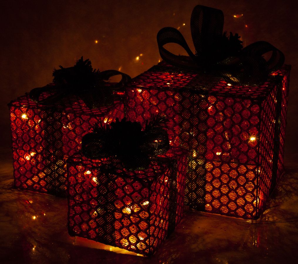 Подарки LED, 45 см красный (19-042-R)