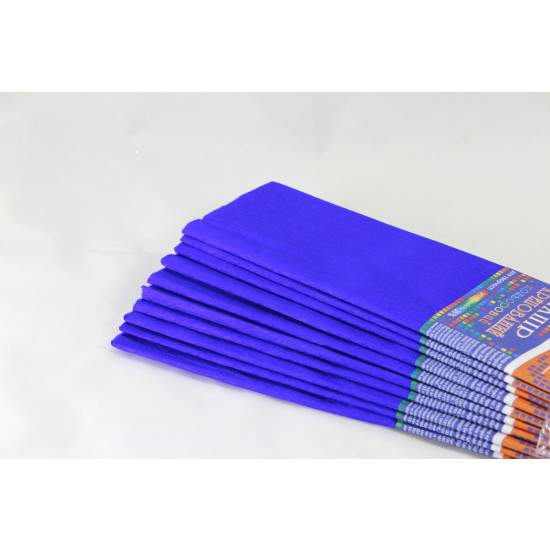 Креп-бумага 35% - 50х200см, 20г/м2 - тёмно-синяя, KR35-8039 (KR35-8039)