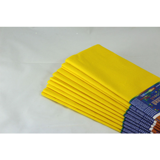 Креп-бумага 35% - 50х200см, 20г/м2 - тёмно-желтая, KR35-8046 (KR35-8046)
