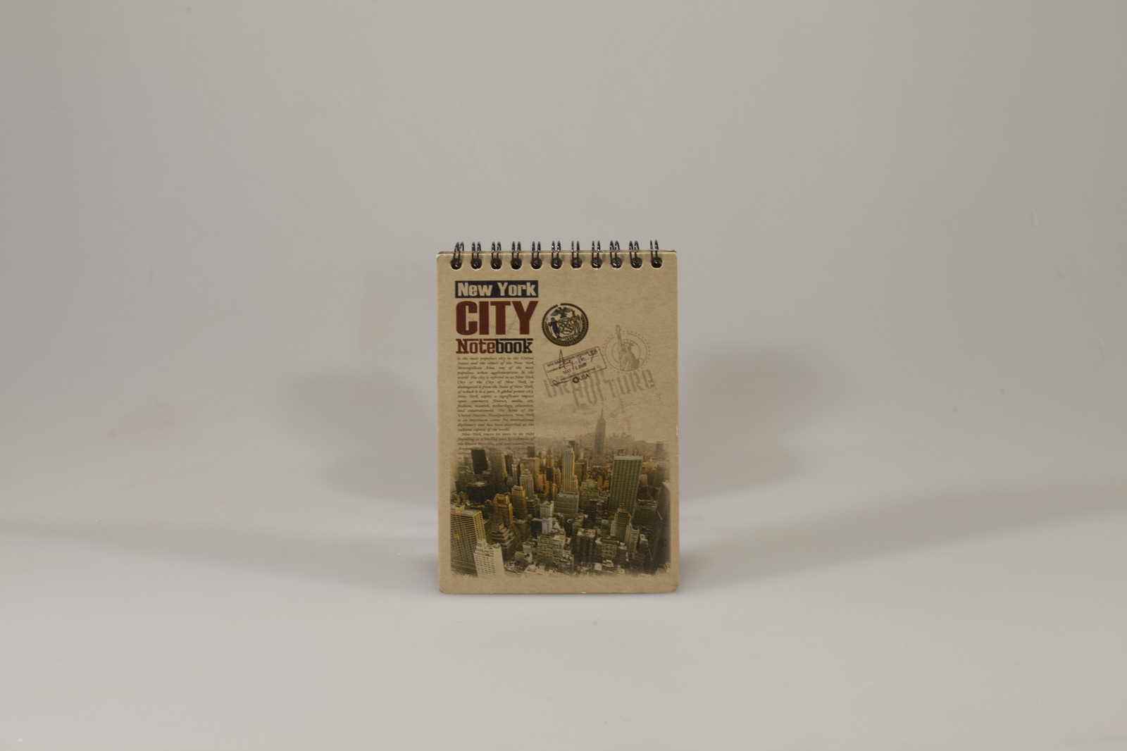 Блокнот с перфорацией 80 л А6 спираль клетка Ofort (KF6180K)