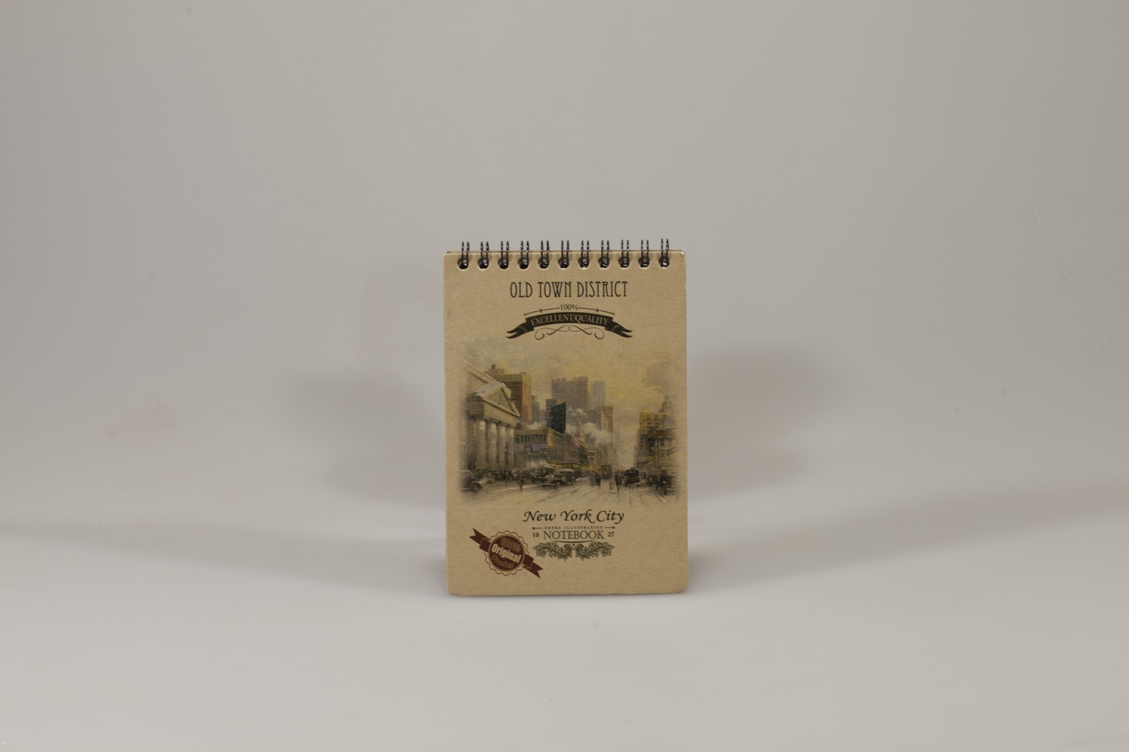 Блокнот с перфорацией 80 л А6 спираль клетка Ofort (KF6180K)