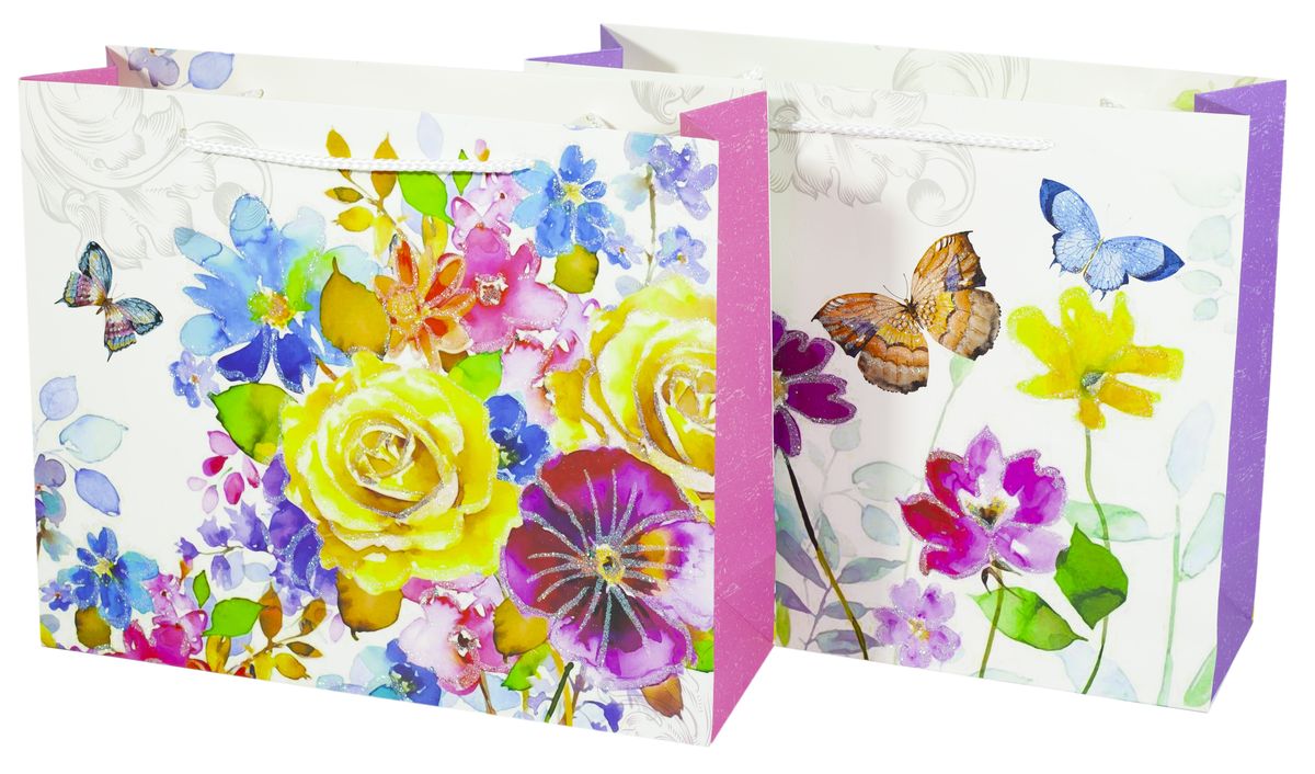 Пакеты 55x40x15см подарочные фольгированные, Unison, 876H-XL (876H-XL)