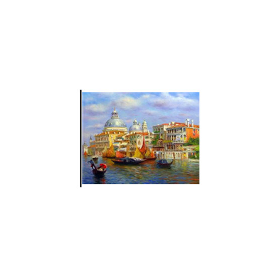 Картина за номерами "Венеція блакитна" 40 * 50см, крас.-акрил, кисть-3шт. (1 * 5) (9410)