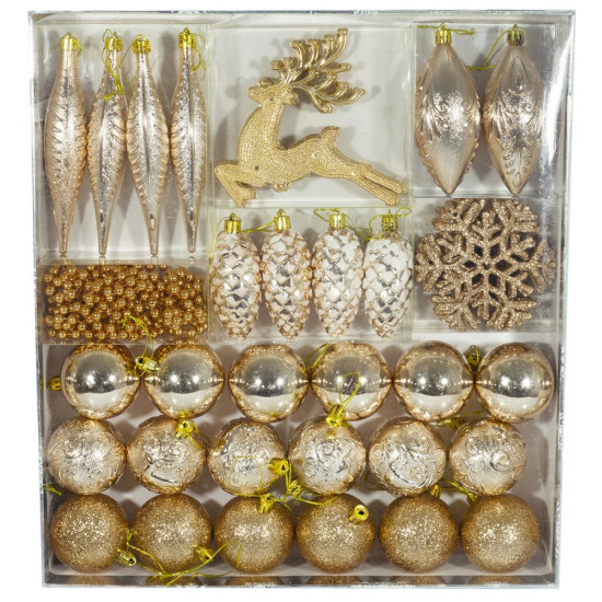 Набор подарочный шар."Present" 39шт, коробка, mix фигур (23LE)