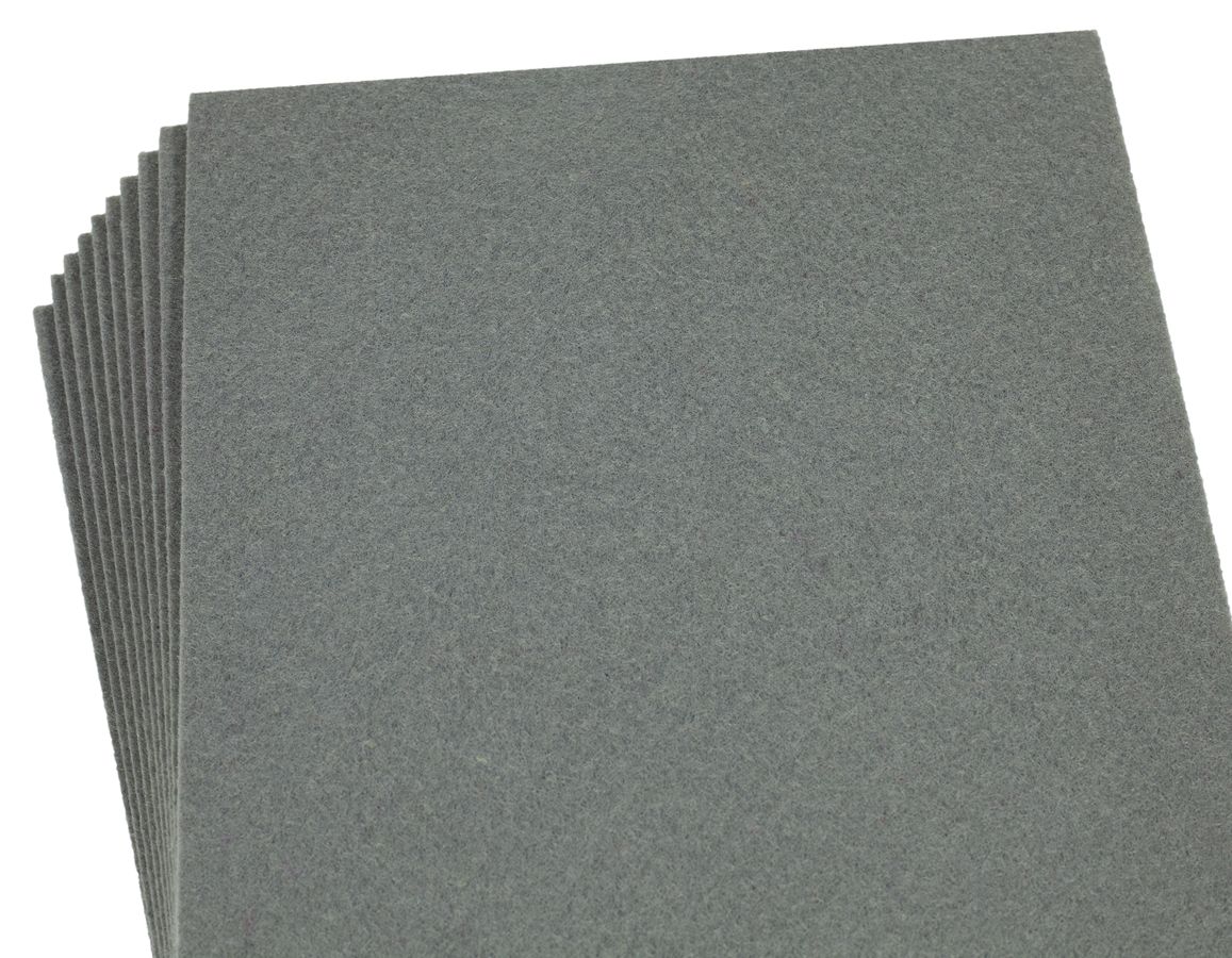 Фетр 2мм серый А4 -10 листов, 7795 (7795)