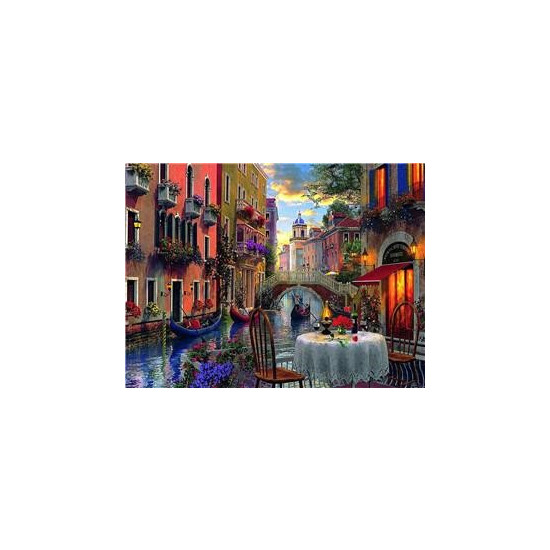 Картина за номерами "Побачення у Венеції"40 * 50см, крас.-акрил, кисть-3шт. (1 * 5) (8146)