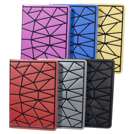 Блокнот с держат для ручки А5 96л.кожзам "Витраж яркий" (1901-1)