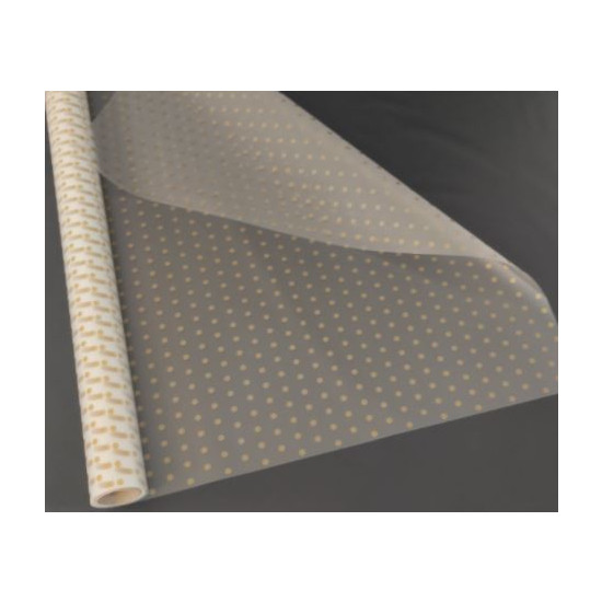 Плівка матова для квітів  "Горох дрібний" бронза Unison (PMP1782)