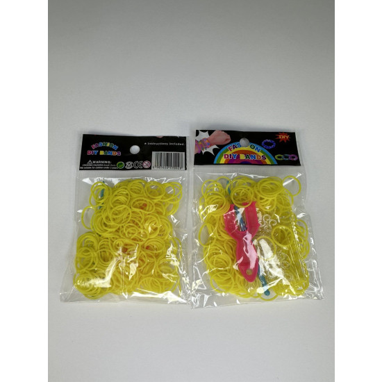 Ярко-желтые резинки для плетения (Нт 120.3)