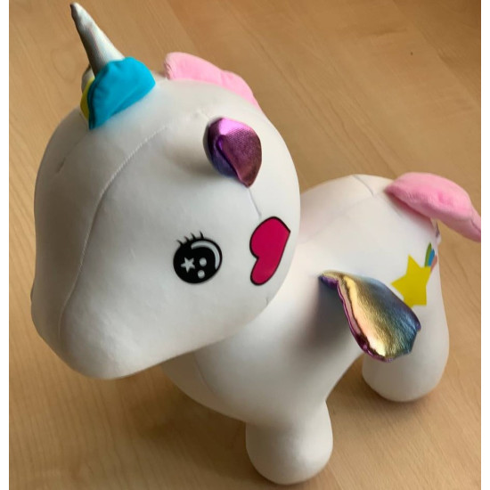 Игрушка мягкая антистрессовая неоновая 34 х 25см Разноцветный Unison (KUK-7)