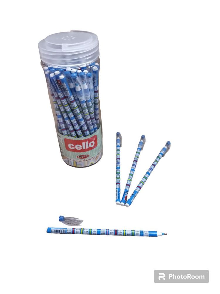 Ручка кульково-масляна Cello з таблицею множення 0,5 мм синя Синій Без бренду (CL-269)