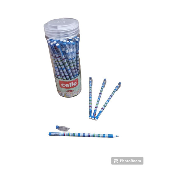 Ручка кульково-масляна Cello з таблицею множення 0,5 мм синя Синій Без бренду (CL-269)