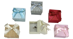 Подарочная коробка ювелирная  5 х 5 см 24шт/уп микс Разноцветный Unison (JB-033)