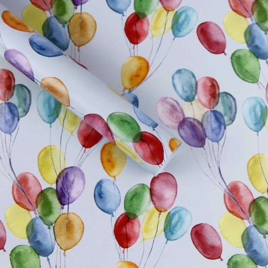 Бумага для упаковки подарков 10 листов - 100 х 70см 50г Разноцветный Unison (PCZ10070-10-523)