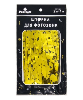 Фотозона  2м х 1м,  "Зорепад"  золото Золотий Pelican (872162)
