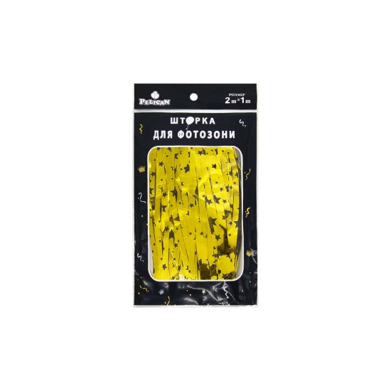 Фотозона  2м х 1м,  "Зорепад"  золото Золотий Pelican (872162)