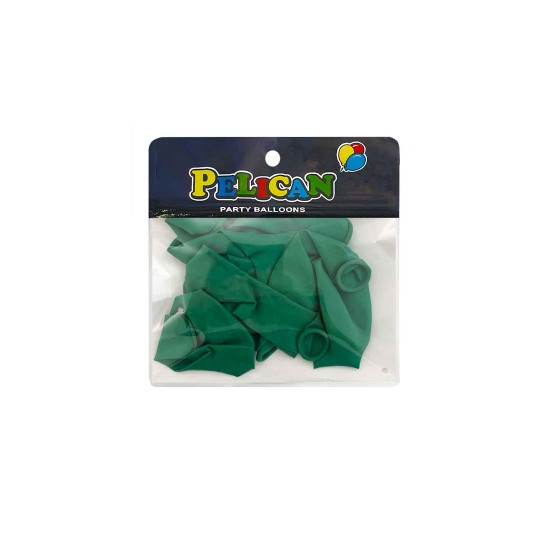 Кульки Pelican 10 '(26 см) пастель зелений темний, 10 шт/уп Зелений Pelican (811019)