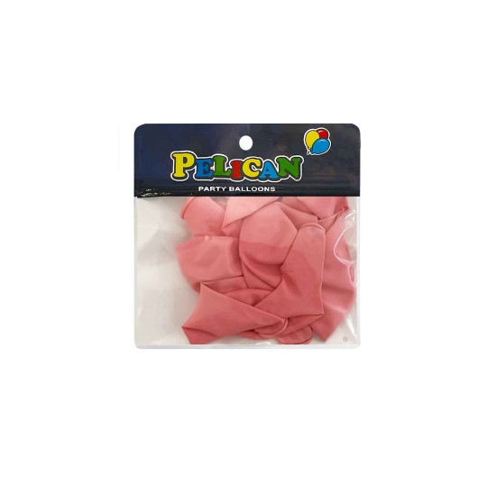 Шарики Pelican 10' (26 см)  макарун розовый светлый , 10 шт/уп Красный Pelican (811209)