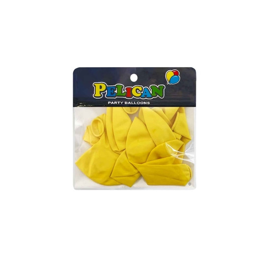 Кульки Pelican 10 '(26 см) пастель  жовтий, 10 шт/уп Жовтий Pelican (811003)