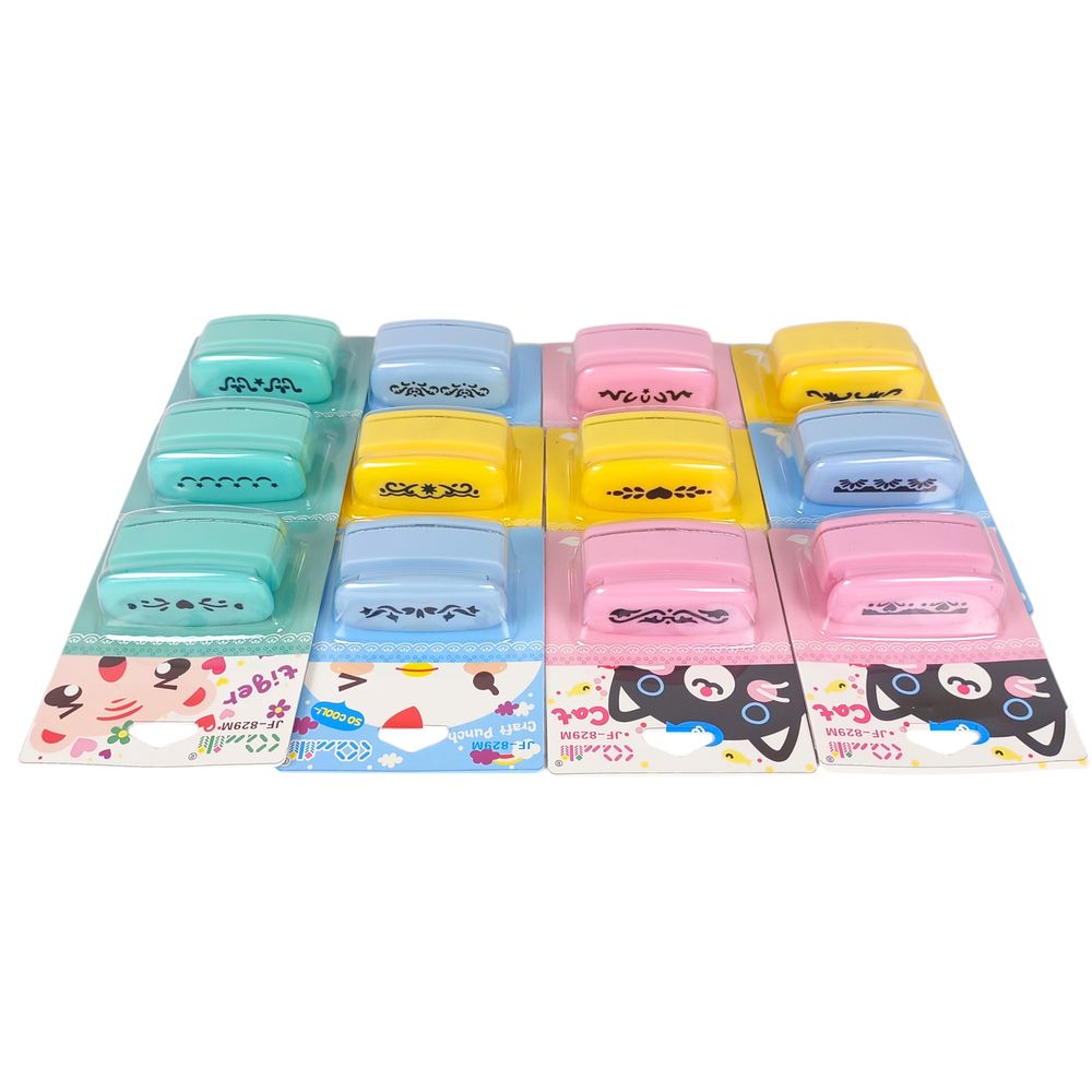 Дірокол фігурний L-6,5см "Візерунки" 24 види (829-М-24)