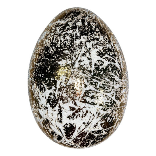 Пасхальне яйце 15 х 10см Ретро-золото Unison (L00157)