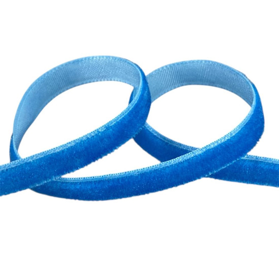 Бархатная лента  0,6 см х 50 ярдов Голубой Marill (D00806- C 32)