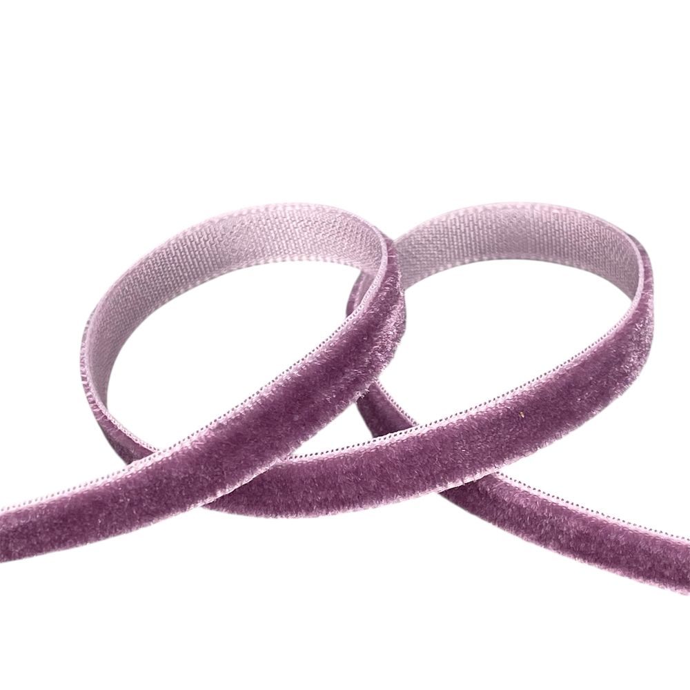 Бархатная лента  0,6 см х 50 ярдов Фиолетовый Marill (D00806- C 69)