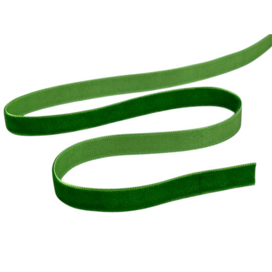Бархатная лента  1,0 см х 50 ярдов Зеленый Marill (D00810- C 27)