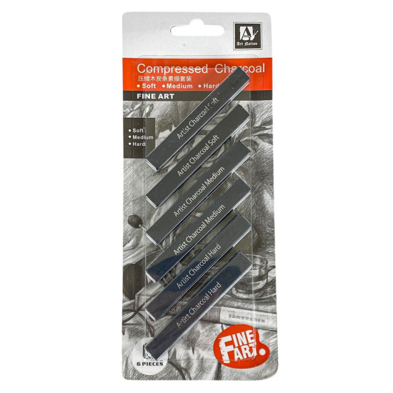 Вугілля деревне Art Nation 6шт (0810CPC)